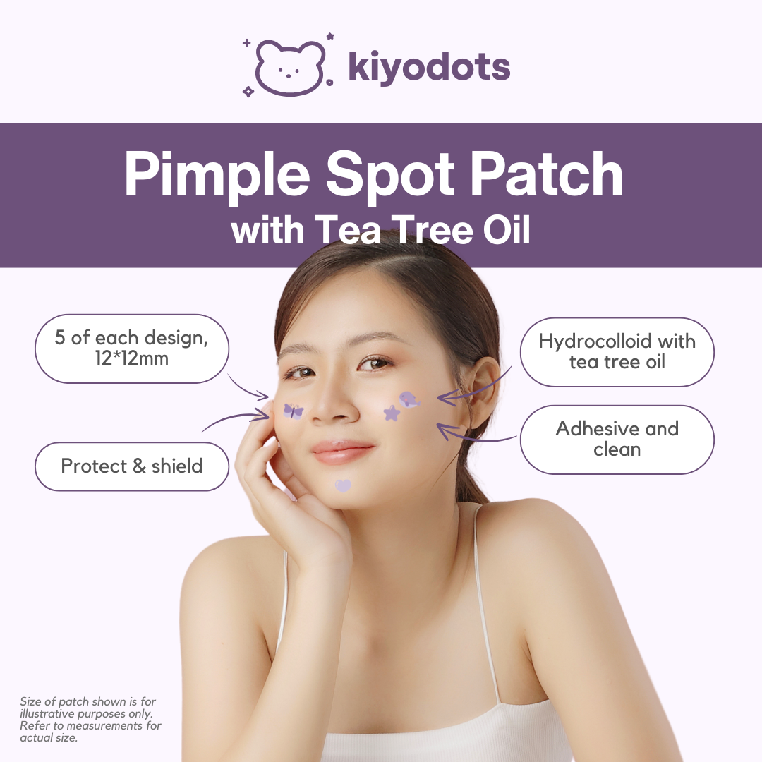 Purple Love Hydrocolloid Pimple Patch with Tea Tree Oil